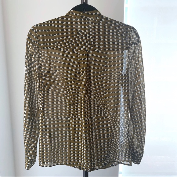 ✨NWOT✨Reiss Nicole Spot Printed Blouse - Picture 7 of 9